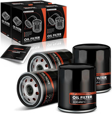 4PC 10K Mile Spin-On Oil Filter Toyota Camry RAV4 Corolla Nissan Chevy Lexus