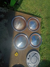 Vintage 1950s 1960s 14 Baby Moon Hubcaps
