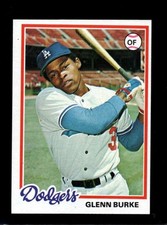 1978 Topps #562 Glenn Burke NM (RC) Dodgers *X118796