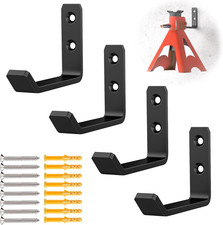Wall Mount Organizer for Car Jack Stands, Heavy Duty Hooks, 4 Pack