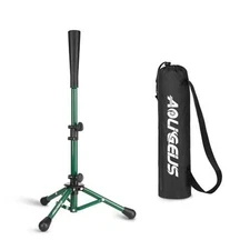 AOLIGEIUS Adjustable Baseball Batting Green Tripod Stand Training Practice NEW