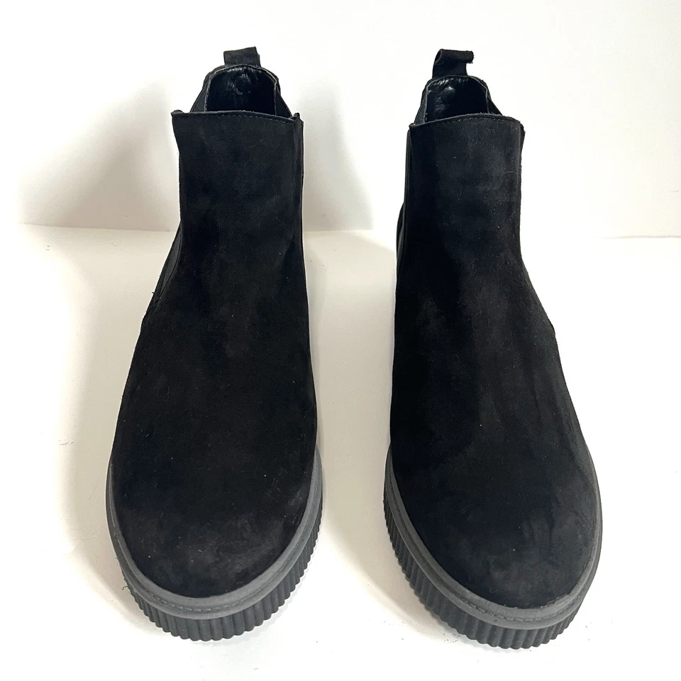 Botas de tornozelo Mephisto de couro preto camurça sistema Run Off Air Jet; Tamanho 10; UE 7.5 - Imagem 3 de 4