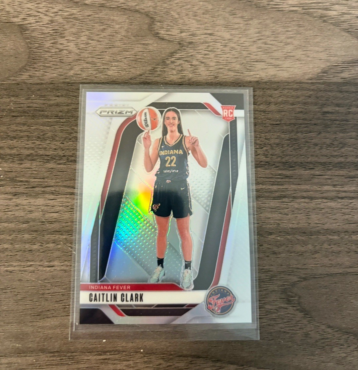 Caitlin Clark 2024 WNBA Prizm Variation Silver Prizm Rookie #145