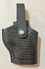 New Colt 1911 Handmade Black Tooled Leather Rick Tucker Holster Right Hand USA