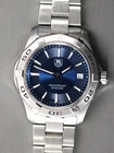 TAG Heuer AQUARACER Stainless Steel Blue Dial Men's Watch WAP1112