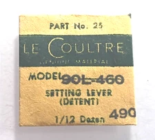 Jaeger LeCoultre 90L-460 Setting Lever (detent) watch part #25