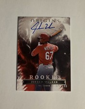 2023 Panini Chronicles Origins #OPS-JA Jordan Walker Rookie Signatures Auto /199