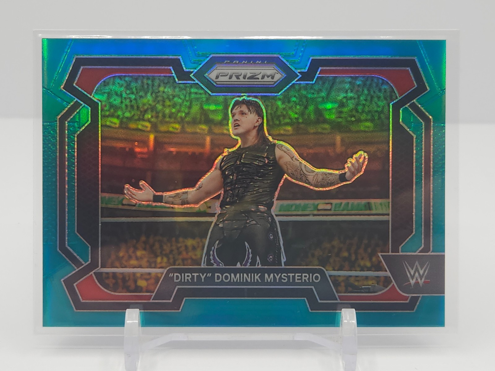 "DIRTY" DOMINIK MYSTERIO 2024 PRIZM WWE TEAL PRIZM! #24/49!
