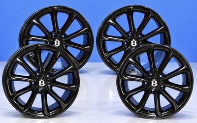 20'' Bentley Continental GT GTC Flying Spur FACTORY OEM wheels rims black 20s