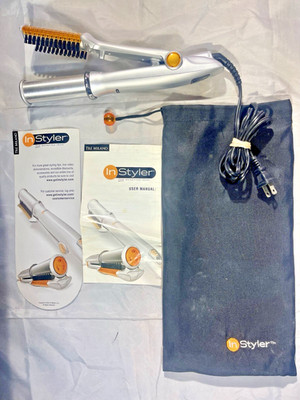 InStyler Rotating Hot Iron Hair Curler Brush IS1001 Styling Tool Tested Working