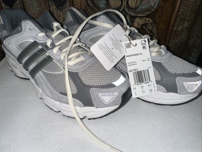 New Adidas Originals Response CL Metal Grey White Shoes GZ1561 Men's Sizes 9