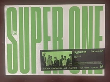 Super One CD Album by Super M (The 1st Album), Green Box Version