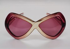 Nina ricci butterfly - Jackie O - Burgundy - France 1970 Optyl frame - oversize