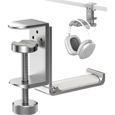 Foldable Headphone Stand Aluminum Headset Holder Clamp Mount