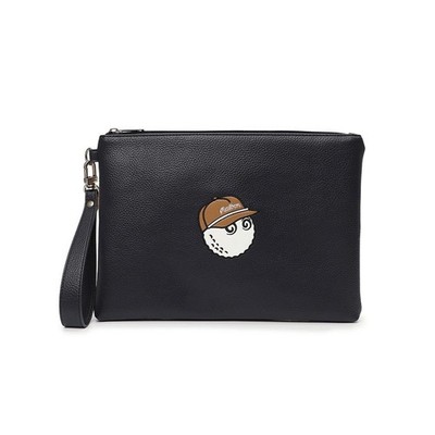 Genuine Malbon Golf Malbon Color Combination Clutch Bag NAVY (MAN)