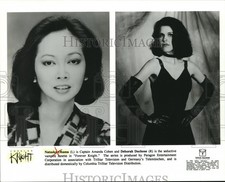Foto de prensa 1995 Natsuko Ohama y Deborah Duchene, "Forever Knight"