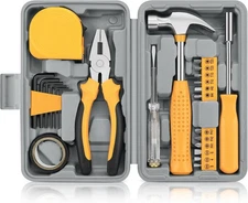 24pcs Home DIY Tool Kit for Household, Office & Garage - General Repair Small Ha
