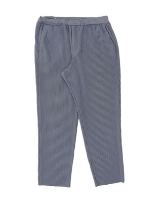 ZARA Damen Straight Chino Hose Medium W31 L28 Blau BB17