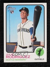 2022 Topps Heritage High Number Mini 39/100 Julio Rodriguez #700 2f9
