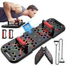 Push up Board with Smart Count,Multi-Function 60 in 1 Push up Bar (Foldable & Po