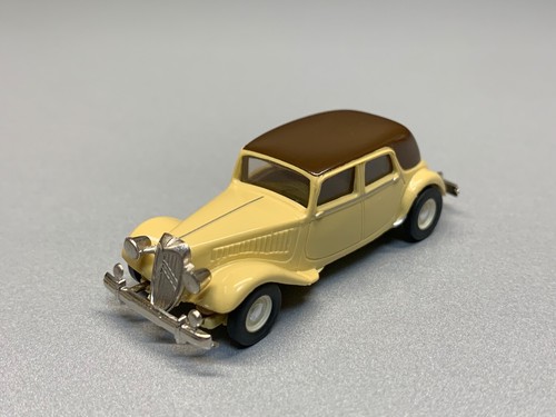 Citroen 15 Six Limousine sedan Oldtimer PKW hell braun Brekina H0 1:87 - Bild 3 von 12