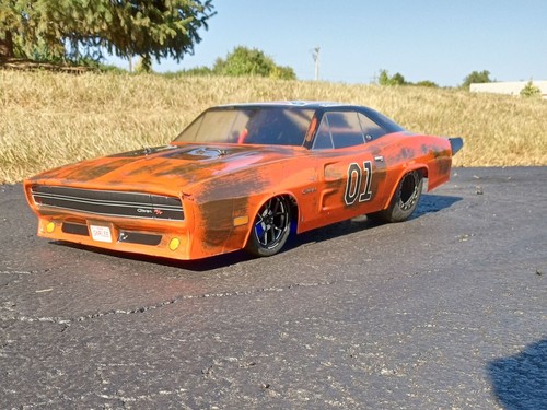 Dukes of Hazzard - General Lee - Decal set FOR: Pro-Line 1/10 Drag Charger body - Picture 7 of 7