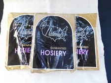 Vintage Lot of 3 Pairs of National's Pantyhose Size B Mist  READ