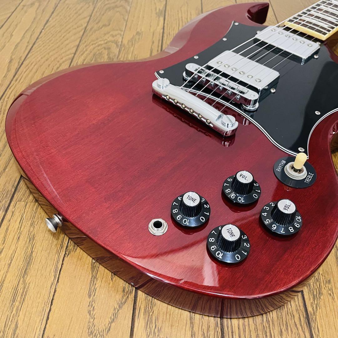 Burny SUPER GRADE Red SG type Made in Japan Electric Guitar
