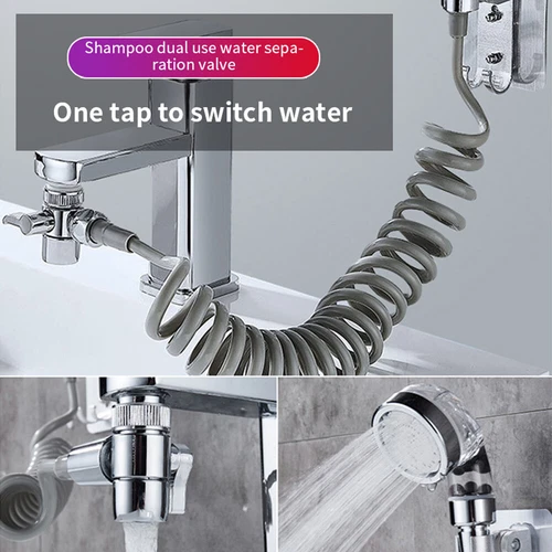 Waschbecken Für Wasserhahn Wasserspar Bad Sprinkler Duschkopf Dusche Handbrause - Bild 5 von 11