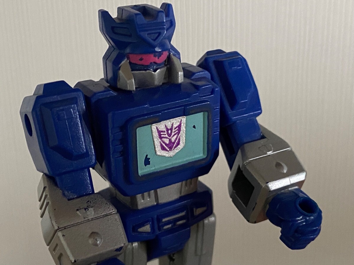 トランスフォーマーG1アクションマスターサウンドウェーブ（1989年）おまけ付き Action Master Soundwave W/Wing Thing 1989 G1 Transformers
