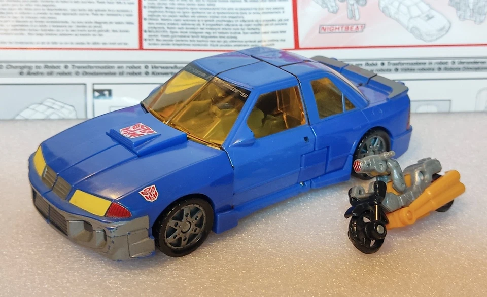 Transformers Armada, de Hasbro: Sideswipe y Nightbeat, de 2003. - Imagen 2 de 4