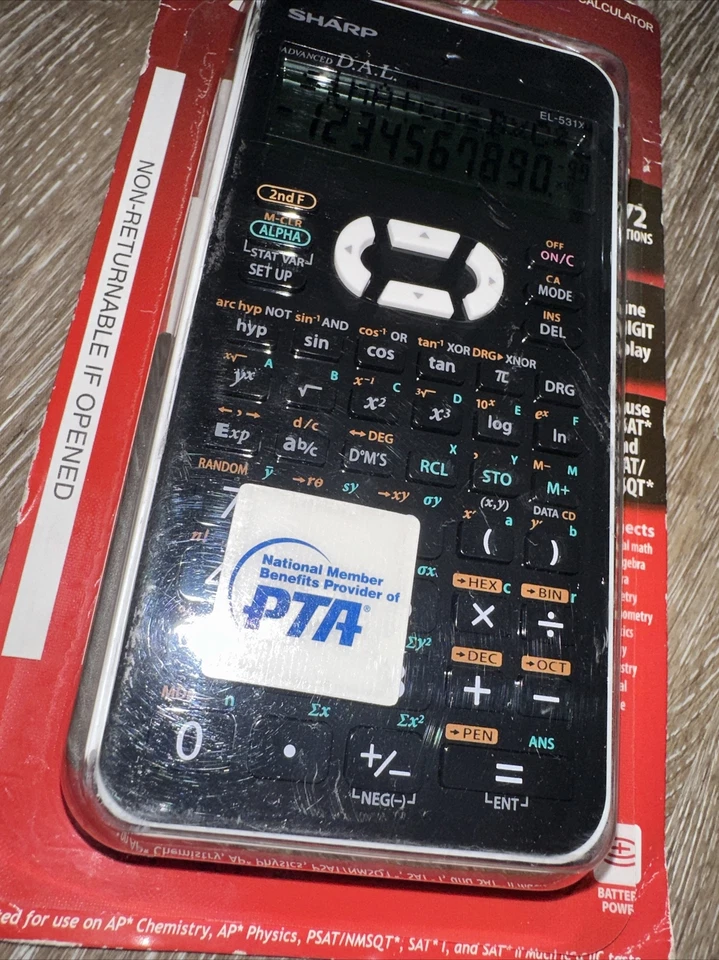 Sharp Scientific Calculator EL-531XB-WH - Image 4 of 4