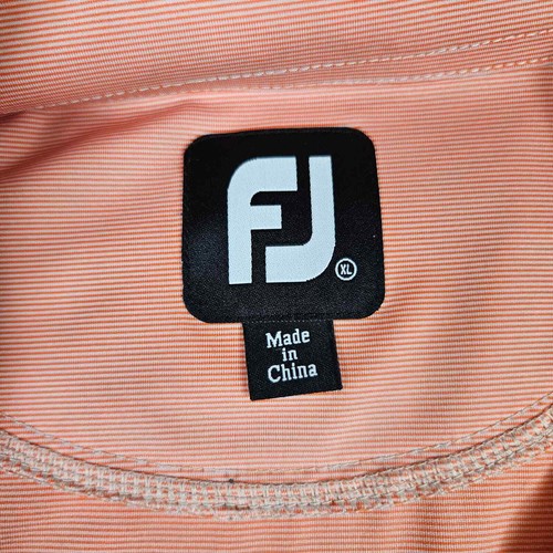 Footjoy Men's Orange Titleist PGA Short Sleeve Golf Polo. Size XL Lightweight - Picture 6 of 9