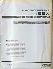 Yamaha i88X Audio / MIDI Interface Original Overall Circuit Diagram, Schematics.