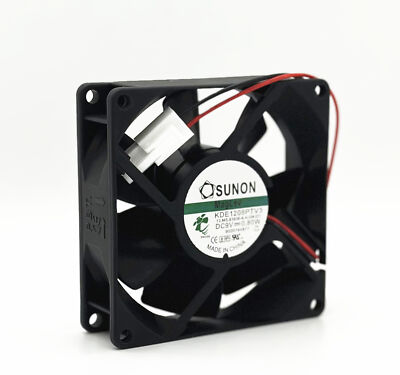 1X  8CM 2-PIN Magnetic levitation fan  KDE1208PTV3 9V/12V 0.06A 0.8W 8025