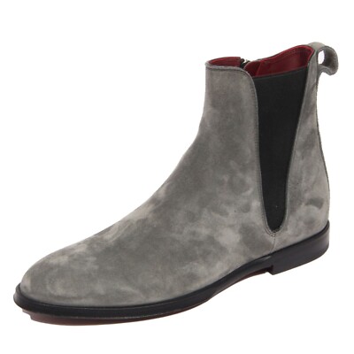 H2434 beatles uomo DOLCE&GABBANA man GIOTTO suede boots grey