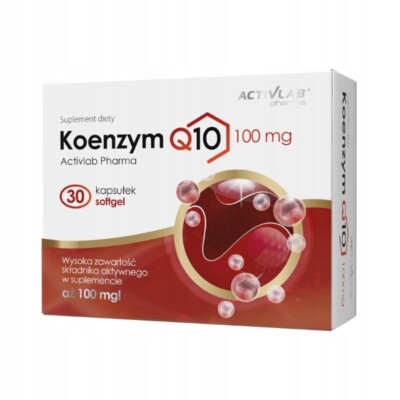 Coenzym Q10 100 mg Activlab Unterstützung für Herz und Muskeln, 30 Kapseln