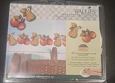 Wallies Wallpaper Cutouts 25pkg Pre-pasted - Susan Winget Fruit: Pears & Apples