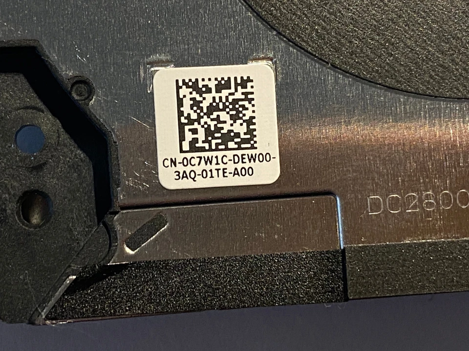 DELL PRECISION 5680 CPU COOLING FAN RIGHT P/N 0C7W1C / C7W1C - Image 4 of 4