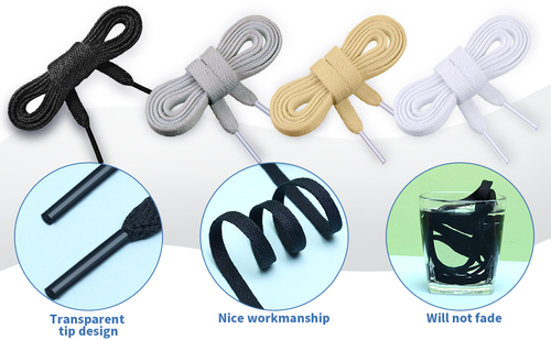 Shoe Laces Pair Flat Coloured Boot Ties Short Long Kids Adult Trainer 8mm Wide - Picture 2 of 16