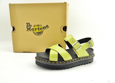 Dr. Martens VOSS II Sandalen lime green grün Sandaletten Plateau Damen Schuhe 39