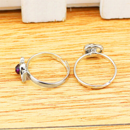 40 pcs Wholesale Lot Children Kid's Ring Color Size Mixed Silver Plated Jewelry - Picture 2 of 6