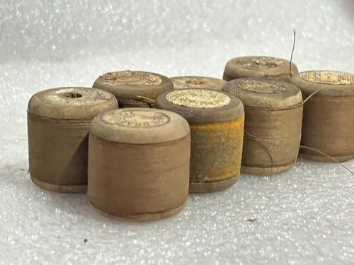 Vintage J. &.p. Manteaux 200 Yds. 40. 183 Met Fil Bobine Mix Compagnie Lot De 8 - Photo 10 sur 10