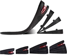 Plantillas de aumento de altura de 4 capas Levantamiento de zapatos de talón