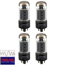 Brand New Tung-Sol Reissue 7591A Plate Current Matched Quad (4) Vacuum Tubes