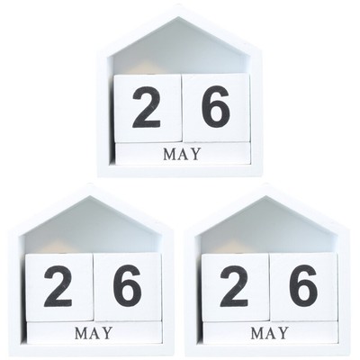  3 Count Ästhetik Der Raumdekoration Manuelle Kalender Handgemacht Büro
