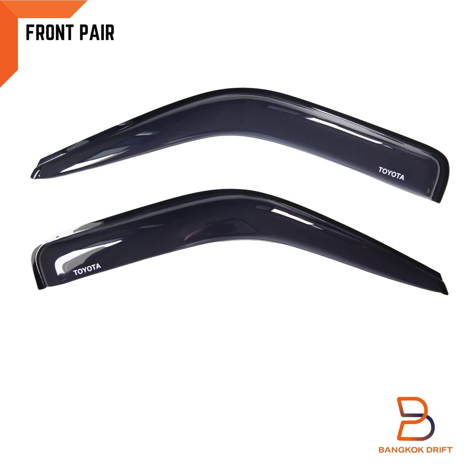 PROTECTOR CONTRA LA INTEMPERIE VENTANA VISERA PROTECTOR CONTRA LA LLUVIA PARA CAMIONETA TOYOTA 88-96 EX CABINA LN85 LN105 Foto 4 de 4