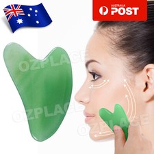 Natural Facial Gua sha Slimming Massager GuaSha Set for Face Jade Tool AU