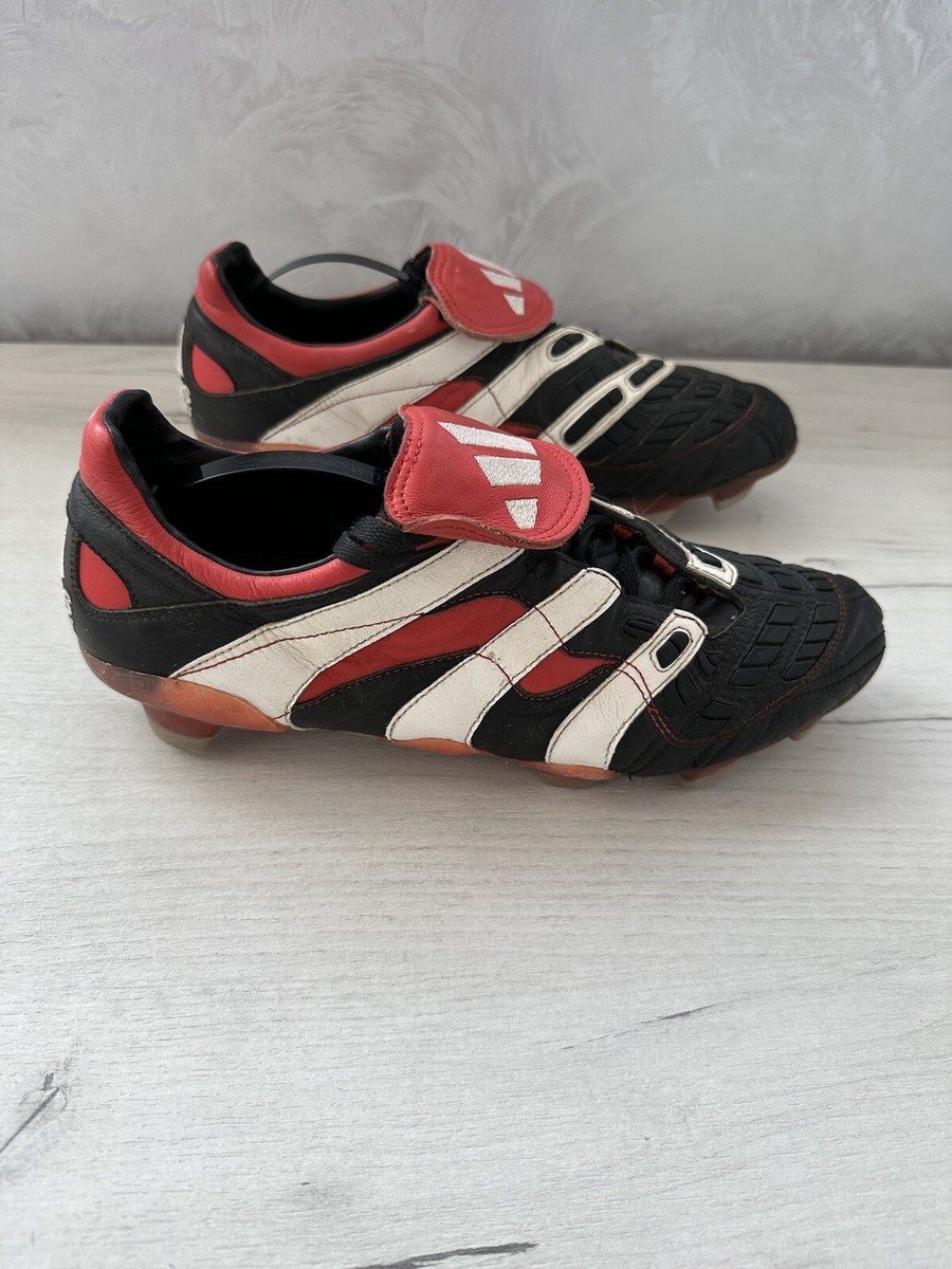 Adidas Predator Accelerator Red Black Classic Football Cleats