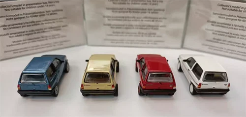 1/87 Plastic car model VW Polo II 1981 gift collection 4 color - Picture 5 of 14